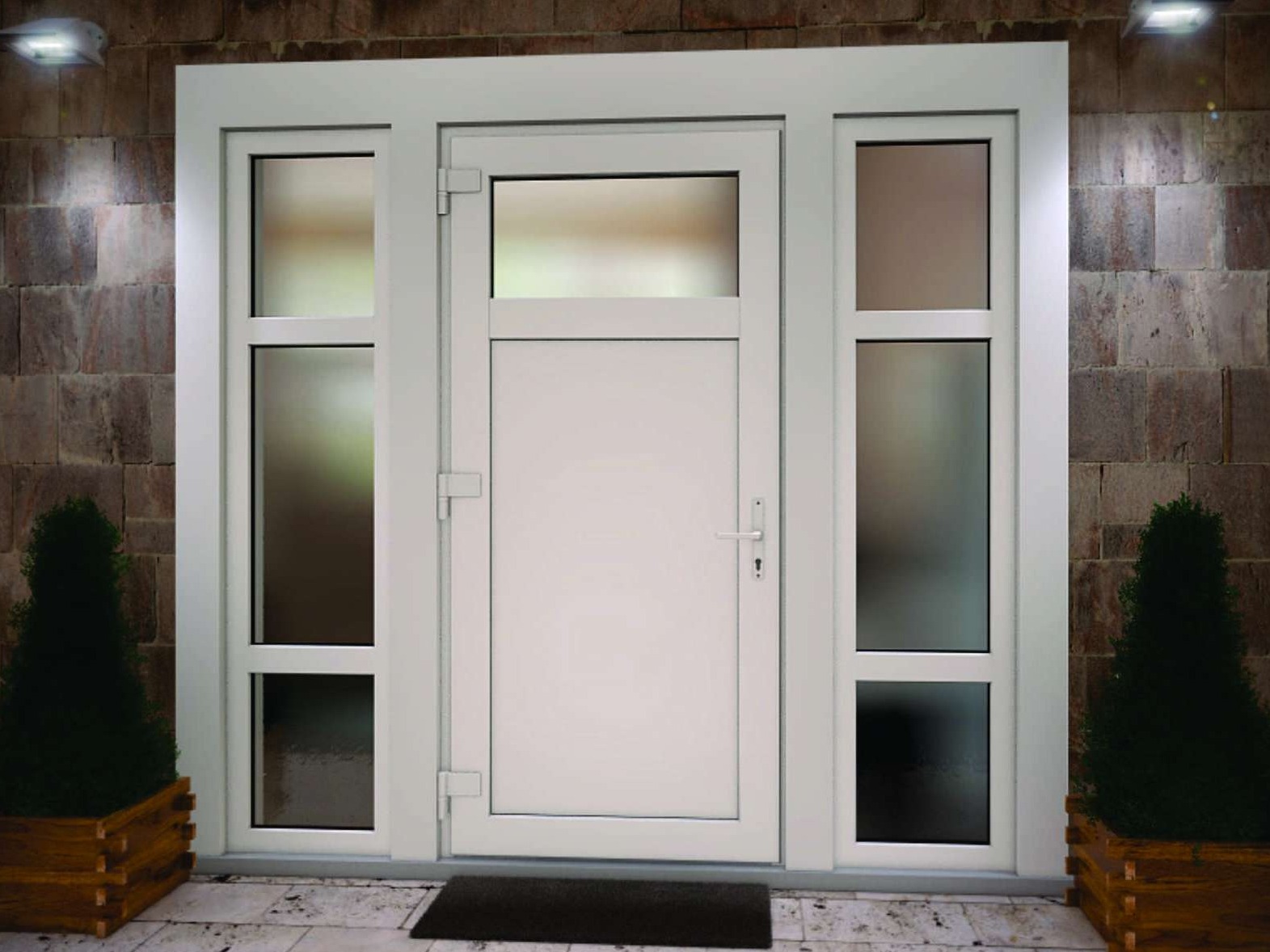 Пластиковые двери