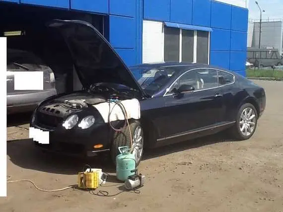 заправка автокондиционера бентли