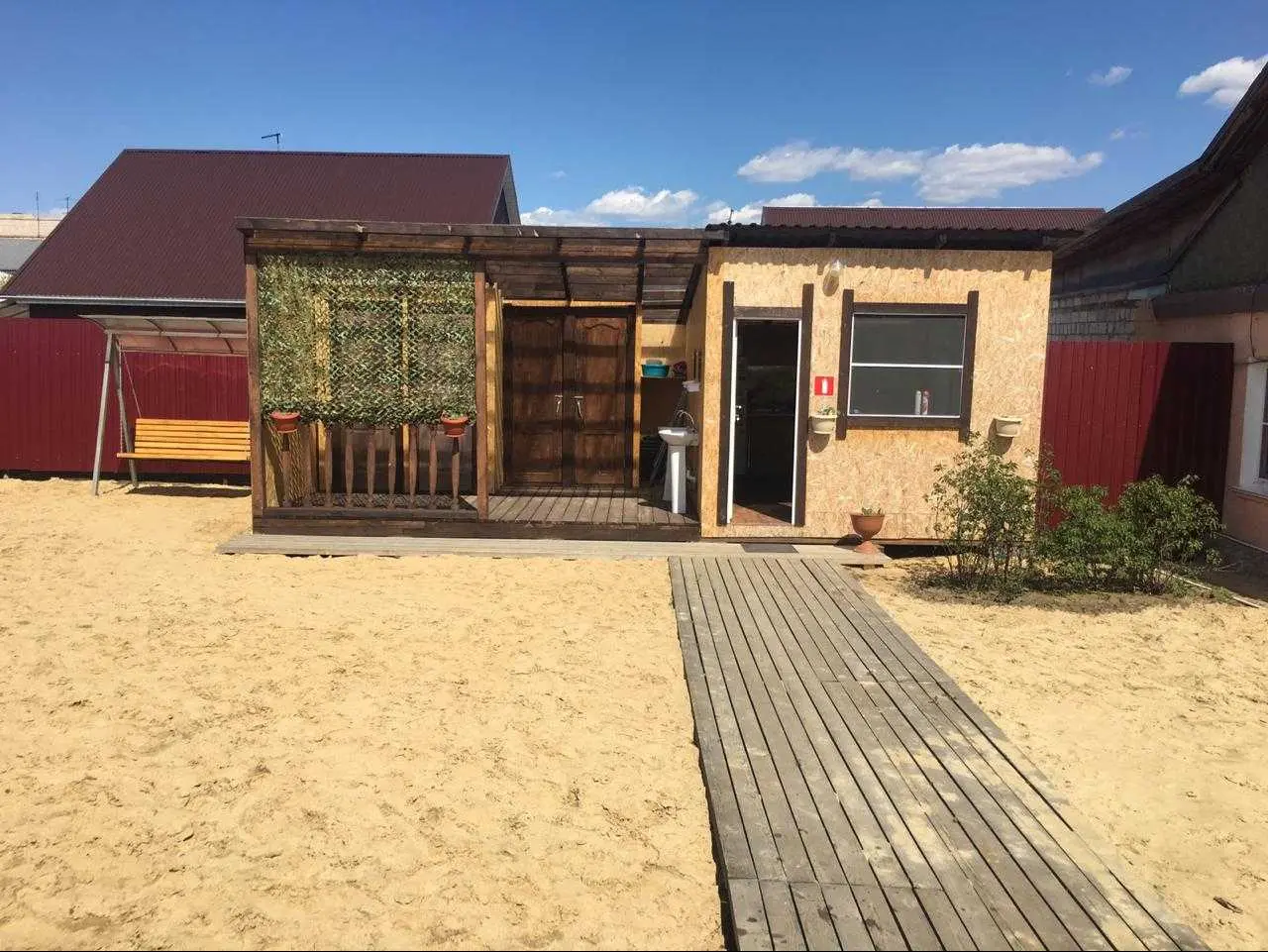 Общий вид летней кухни