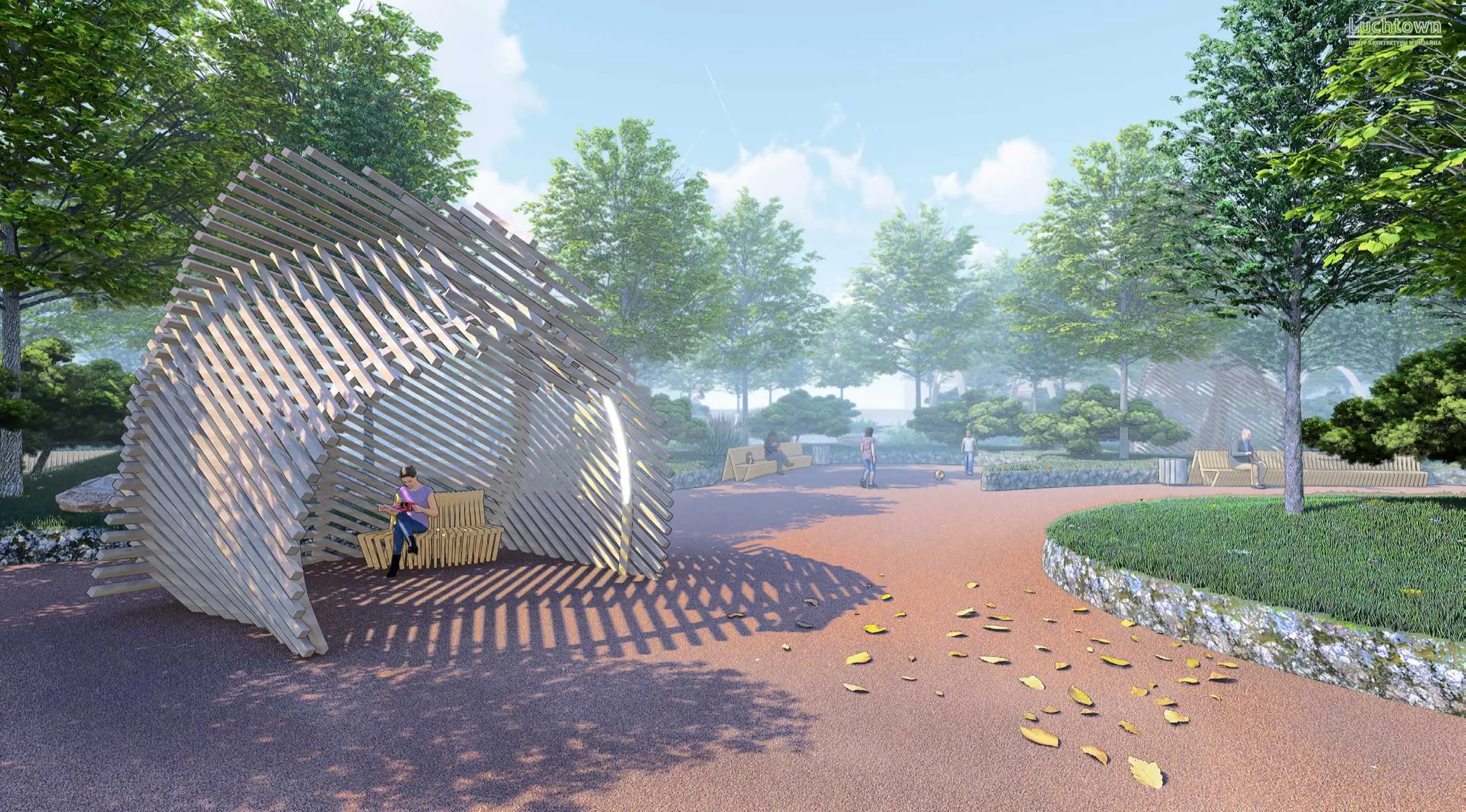 Бульвар на улице Щипакина