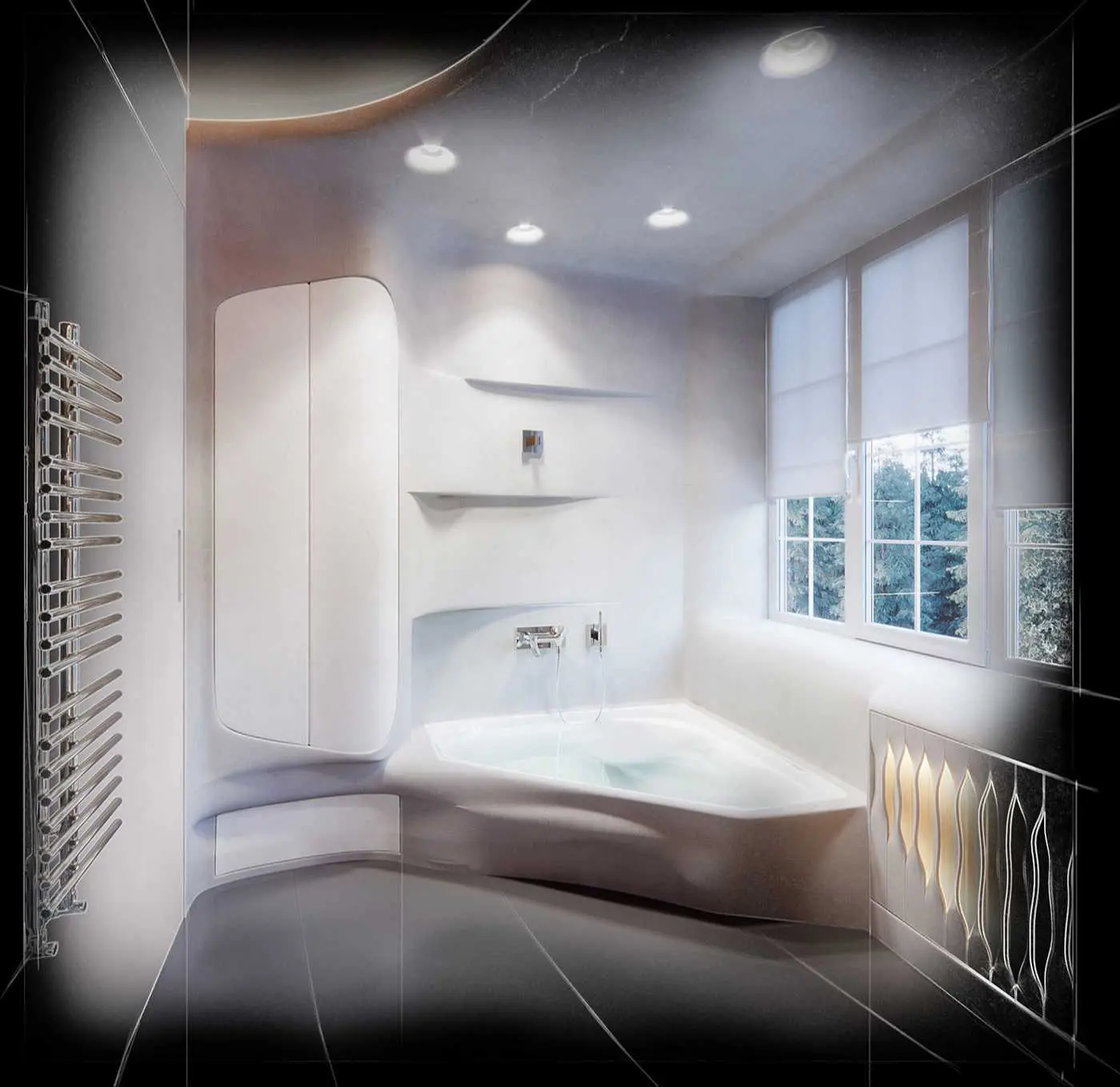 Дизайн интерьера дома братьев Запашных