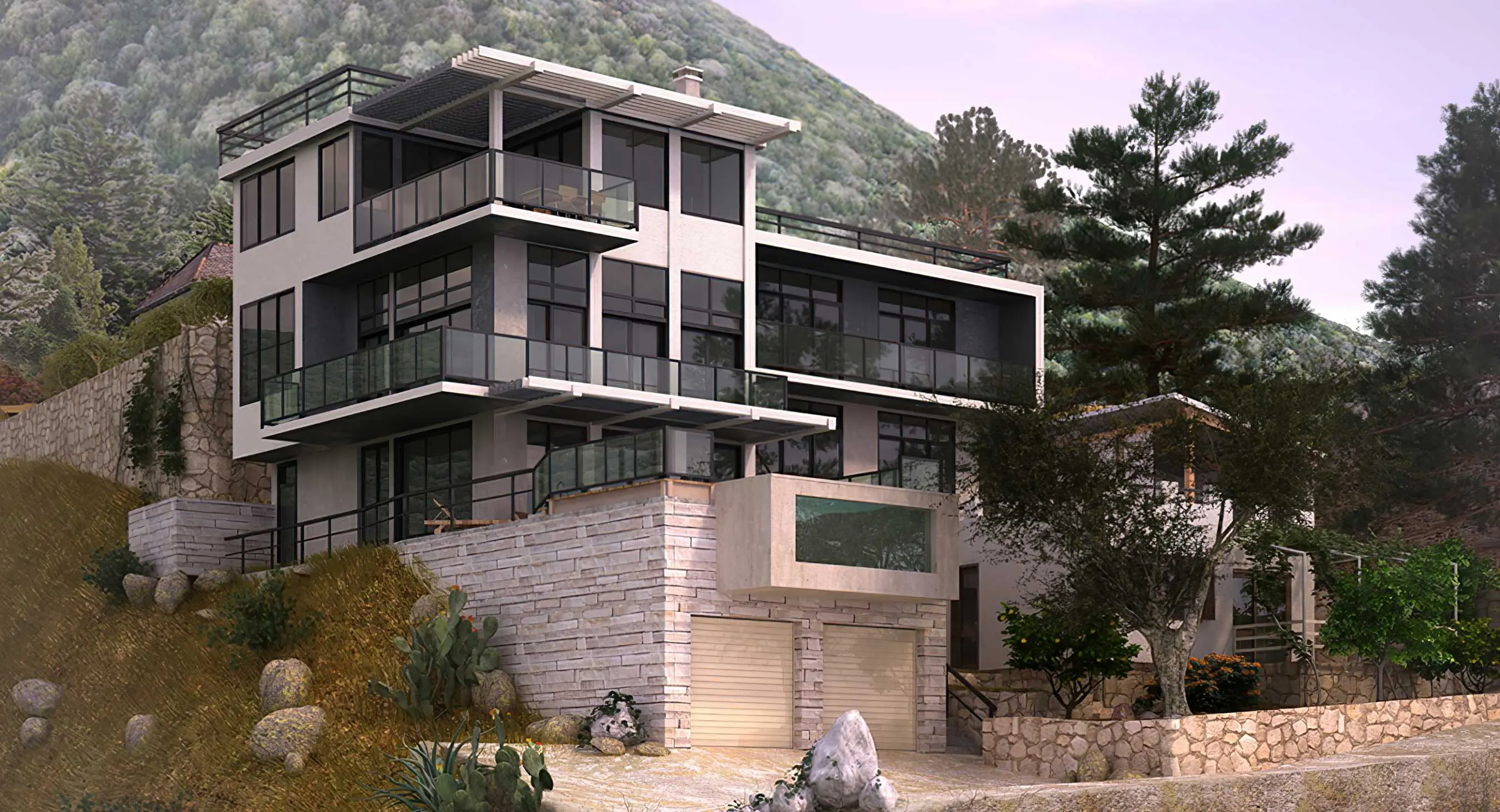 Проект виллы в Черногории