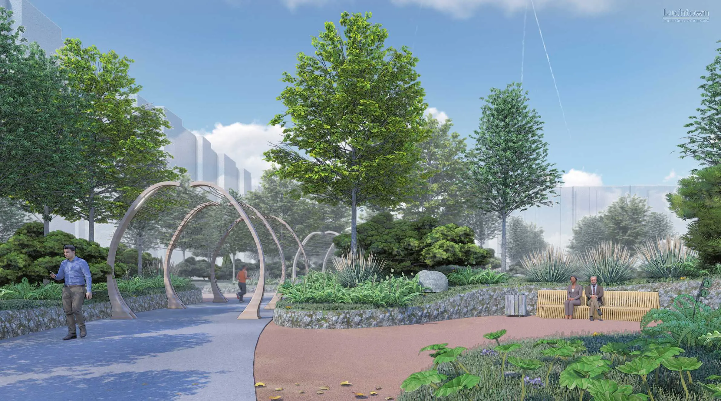 Бульвар на улице Щипакина