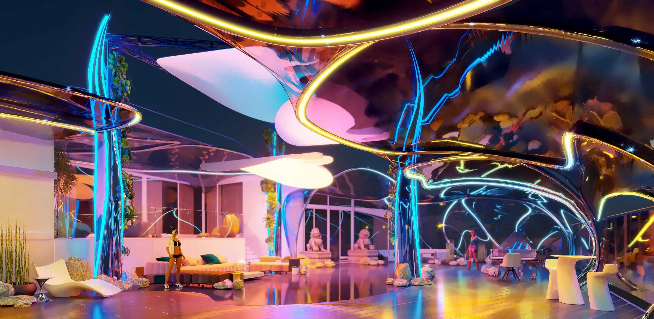 Дизайн ресторана Будда Бар