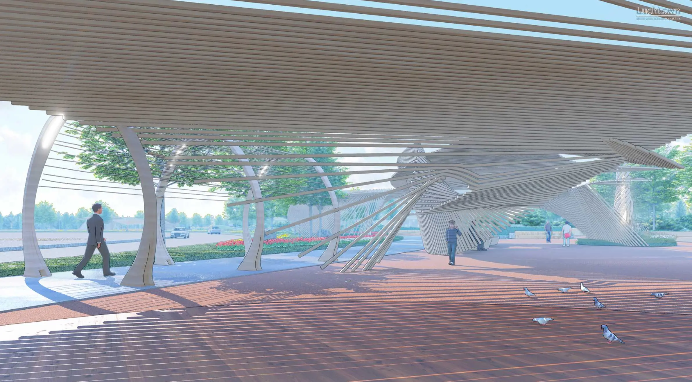 Бульвар на улице Щипакина