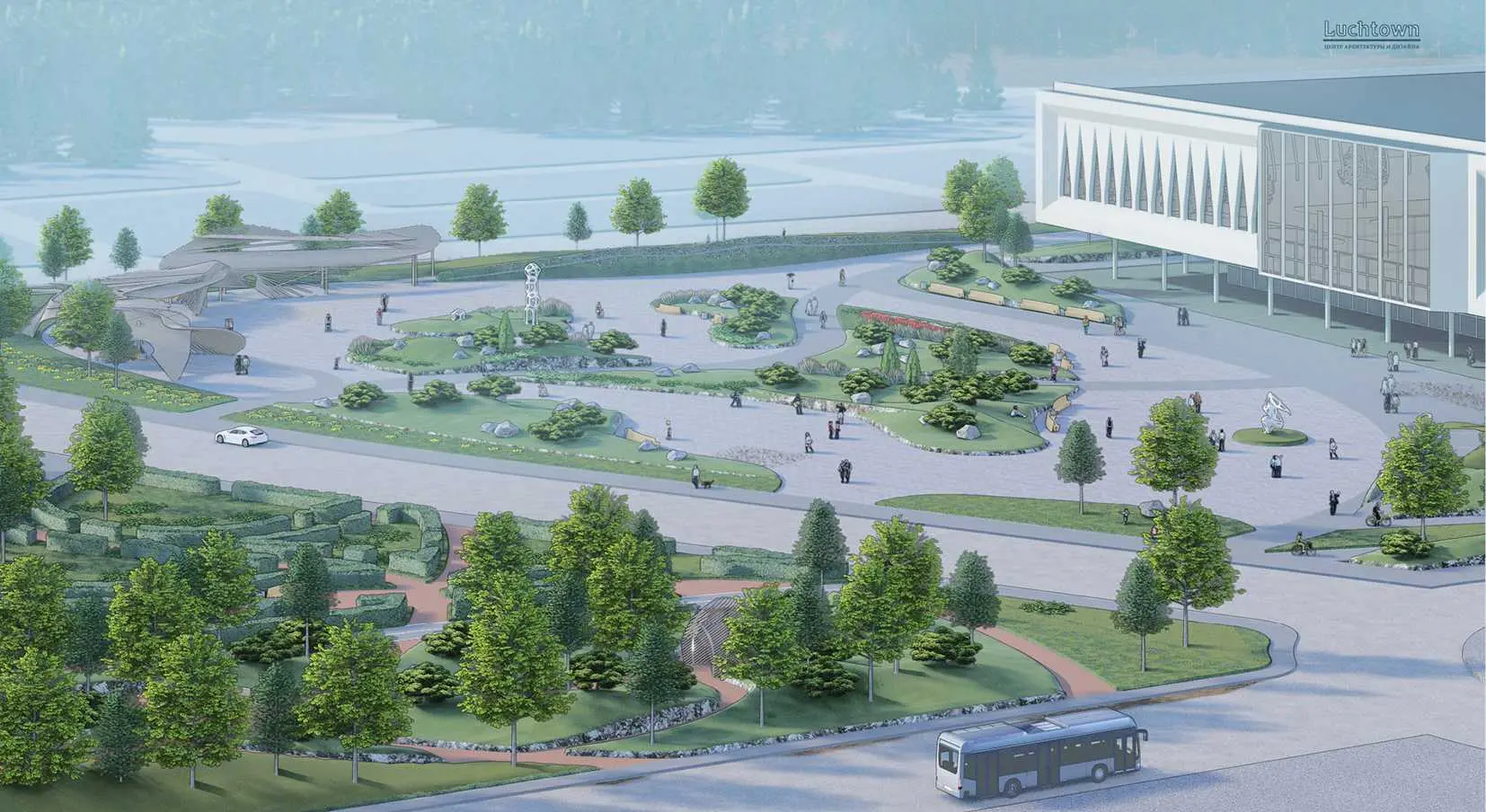 Бульвар в Ставрополе Госзаказ