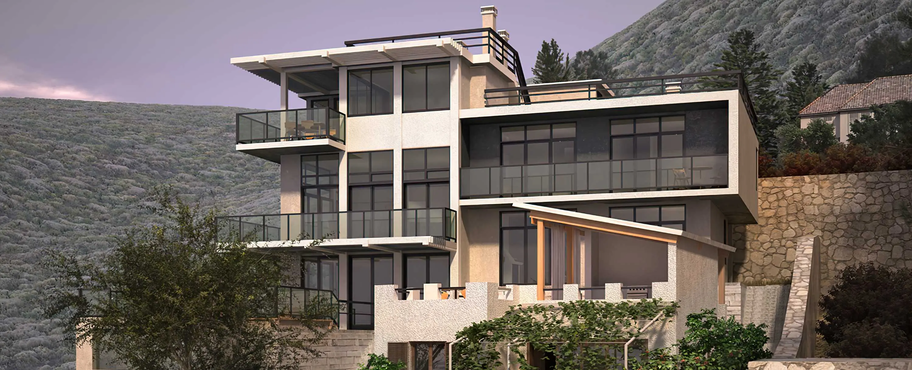 Проект виллы в Черногории