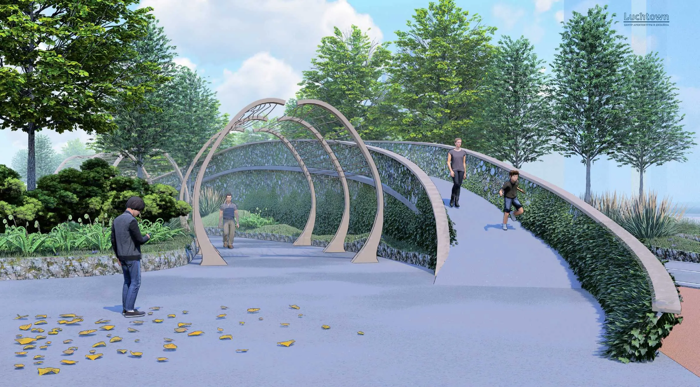 Бульвар на улице Щипакина