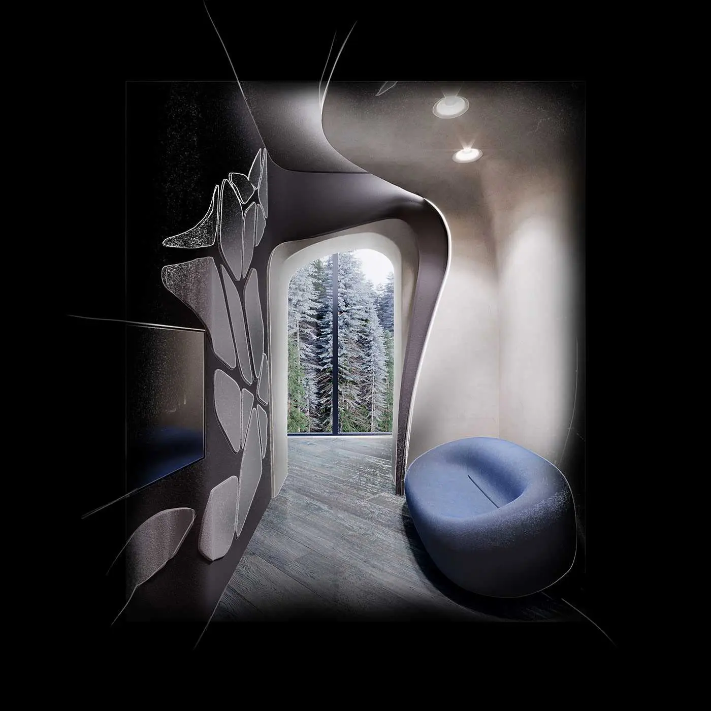 Дизайн интерьера дома братьев Запашных