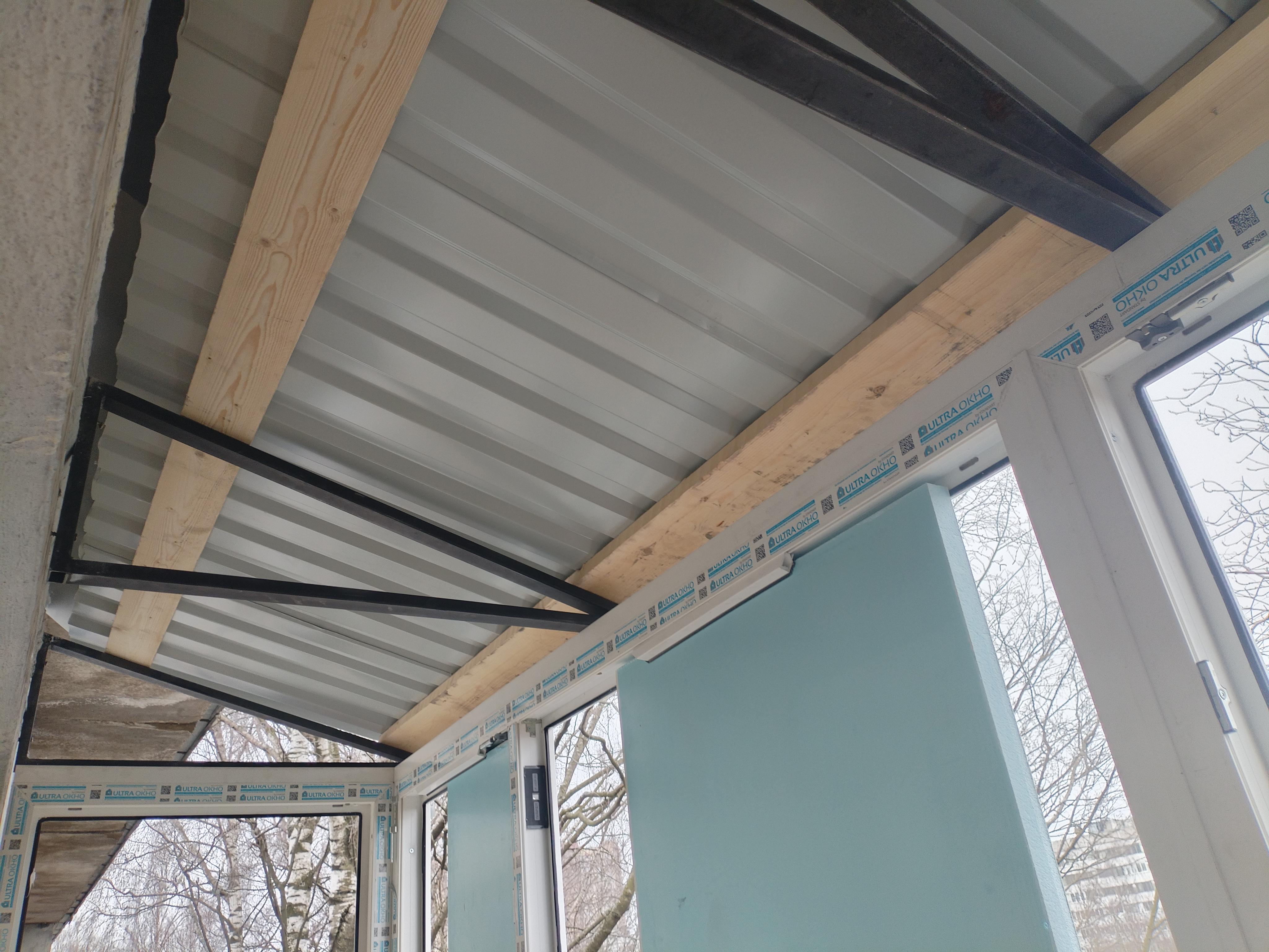 балкон с крышей недорого цена в спб