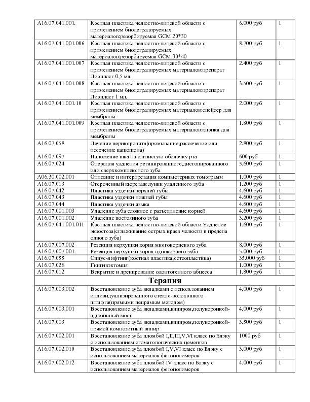 Цены стоматологии Новошахтинск