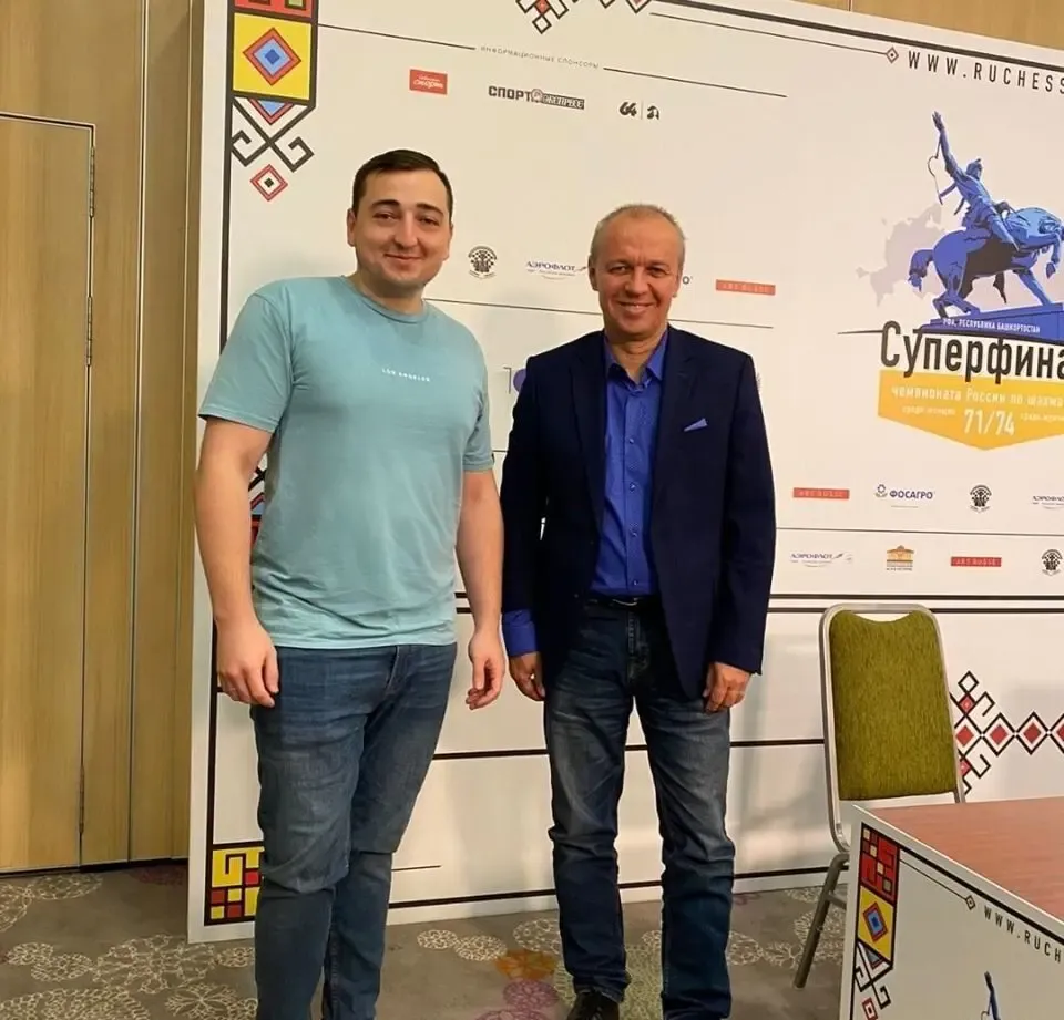Основатель Chessbc с гроссмейстером Сергеем Шиповым