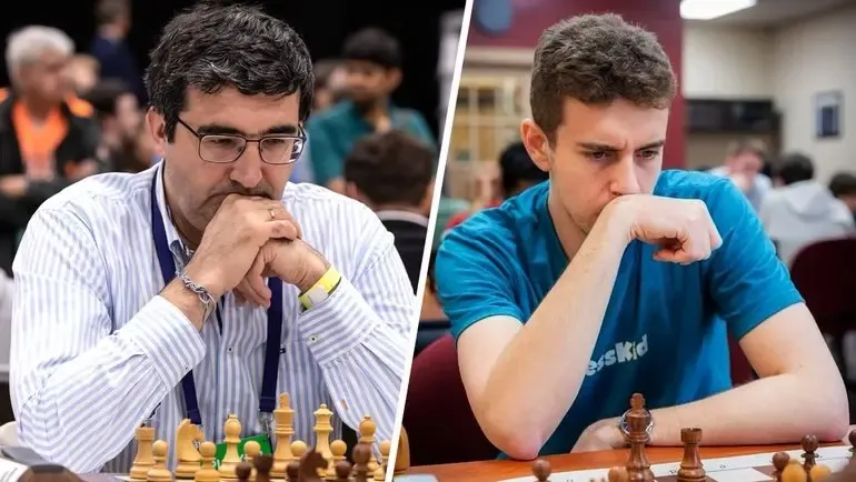 Даниел Народицкий и Владимир Крамник