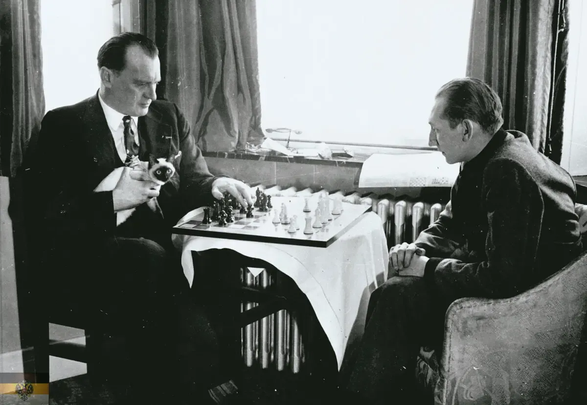 Тренировочный матч между Александром Алехиным и Максом Эйве