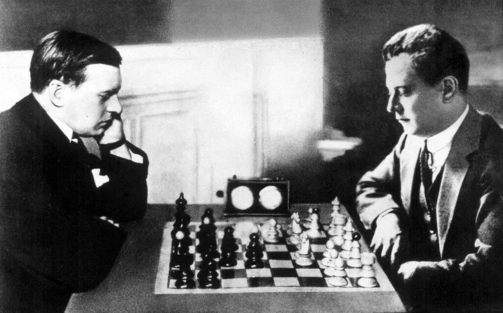 Исторический матч за звание чемпиона мира между Алехиным и Капабланкой