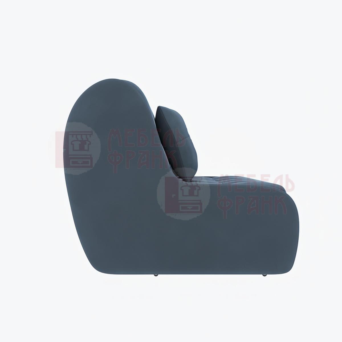 диван Барон 2 синий подлокотник