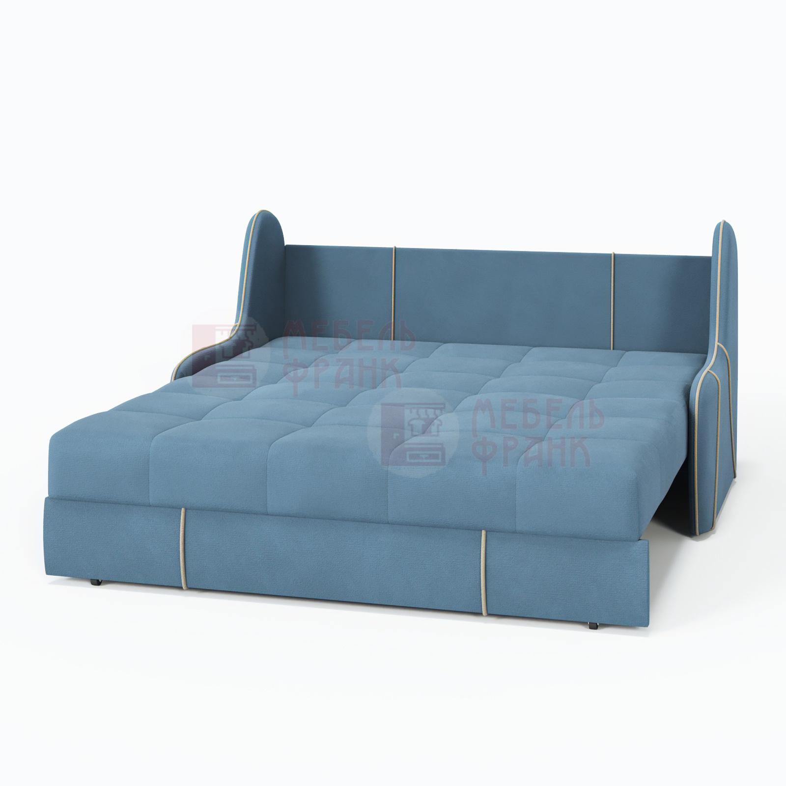 диван Рио голубой разложенный