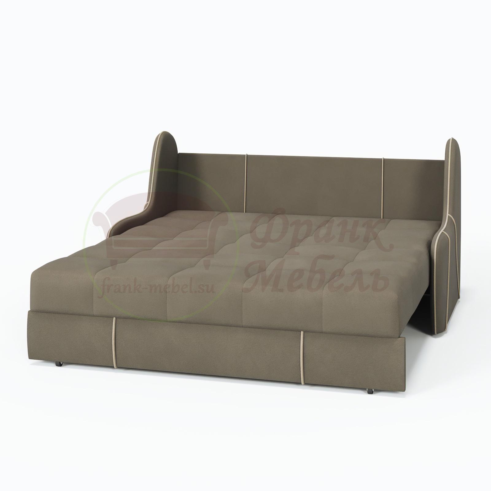 диван Рио бежевый разложенный