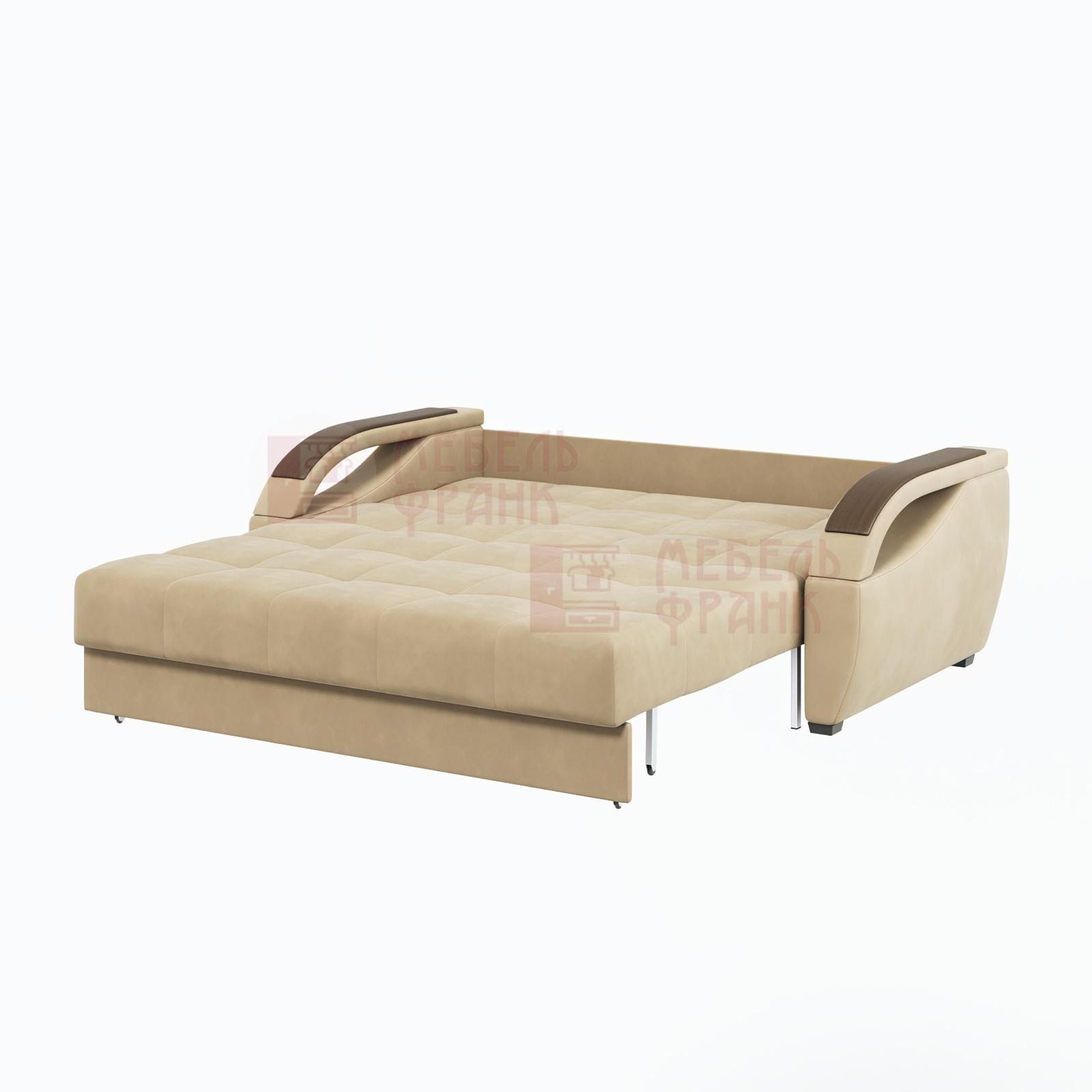 диван Монреаль бежевый разложенный