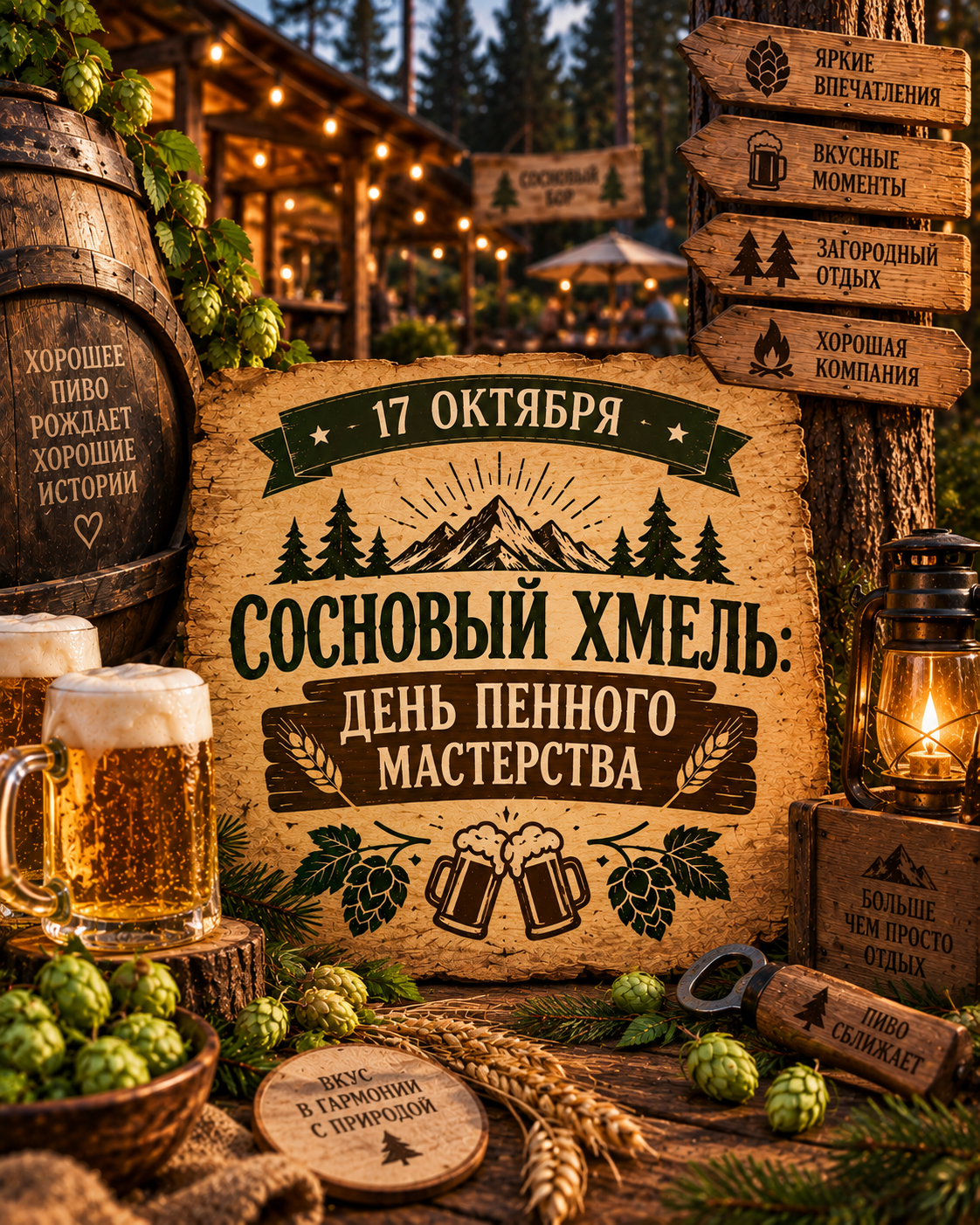 Сосновый хмель — День пенного мастерства