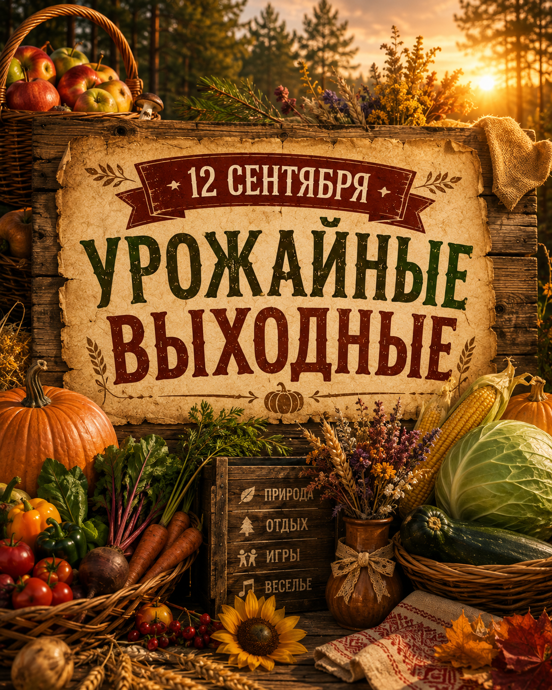Урожайные выходные