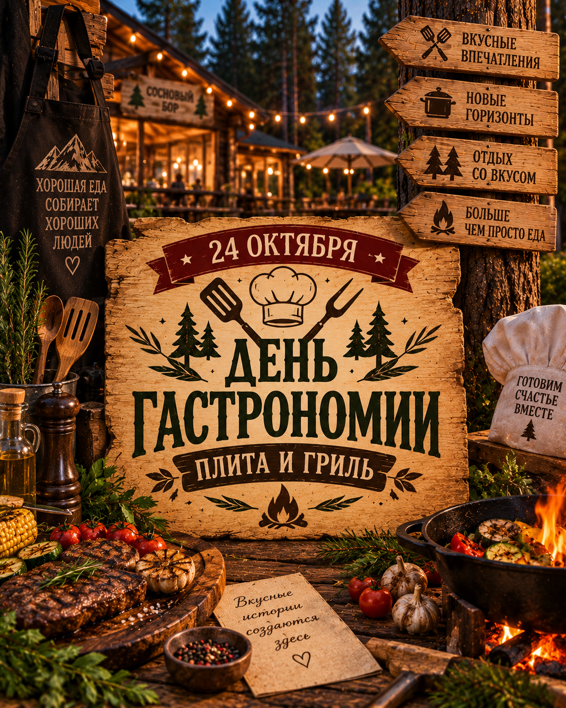 День гастрономии Плита и гриль