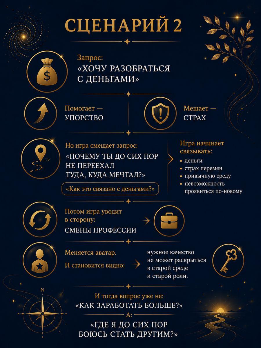 Слайд игры Вглубь себя.Расстановка 7