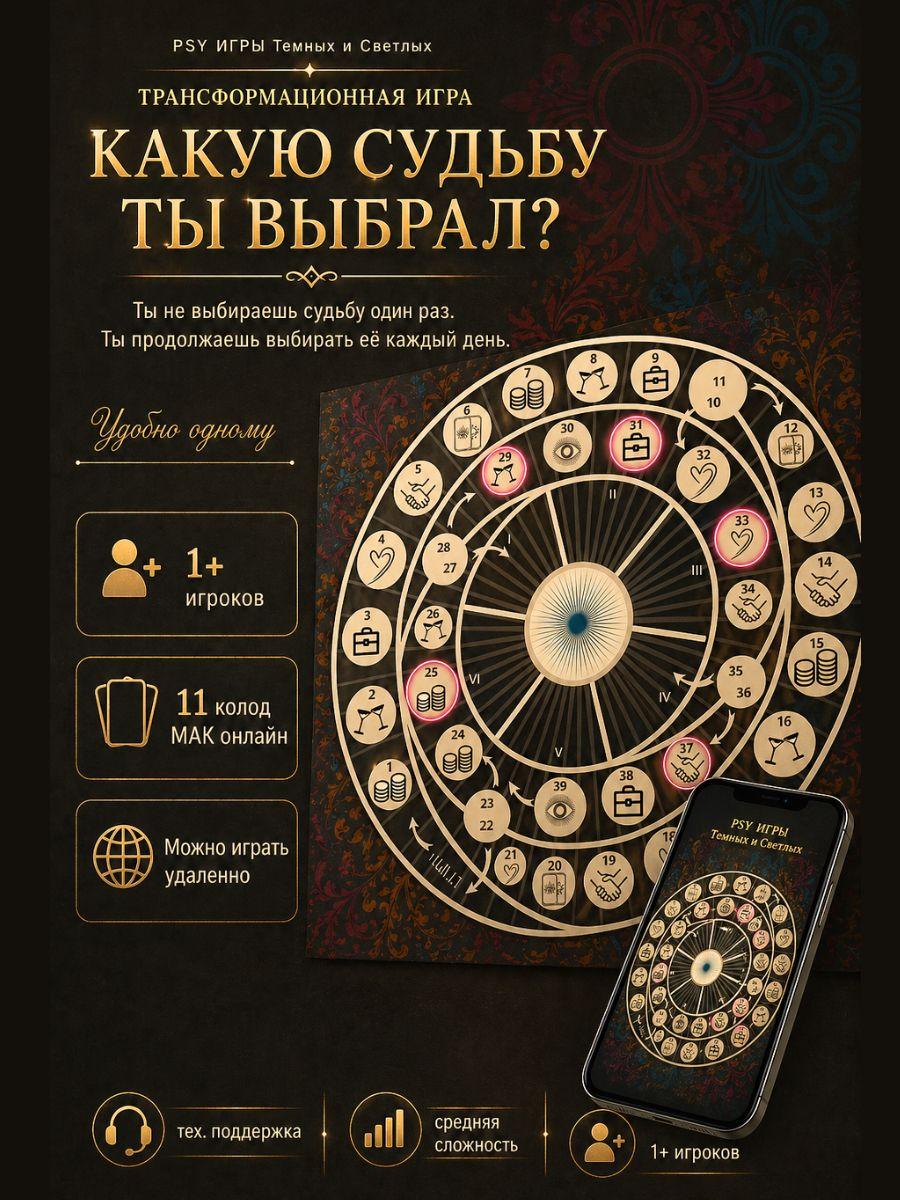 Слайд игры Какую судьбу ты выбрал? 1