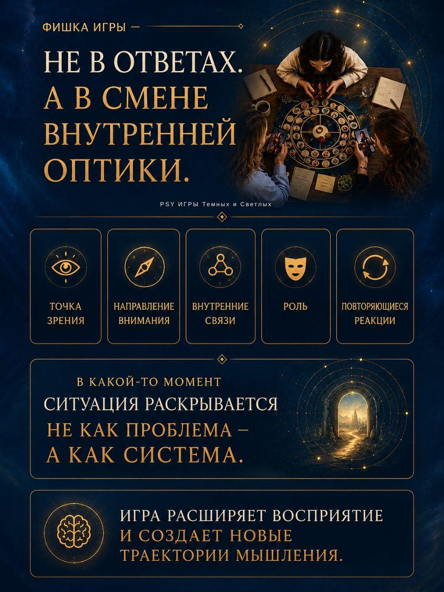 Слайд игры Вглубь себя.Расстановка 5