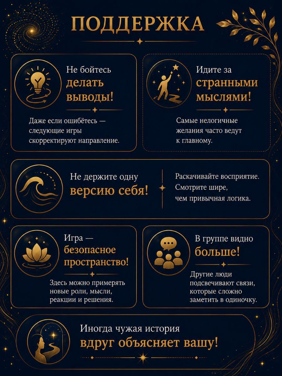 Слайд игры Вглубь себя.Расстановка 8