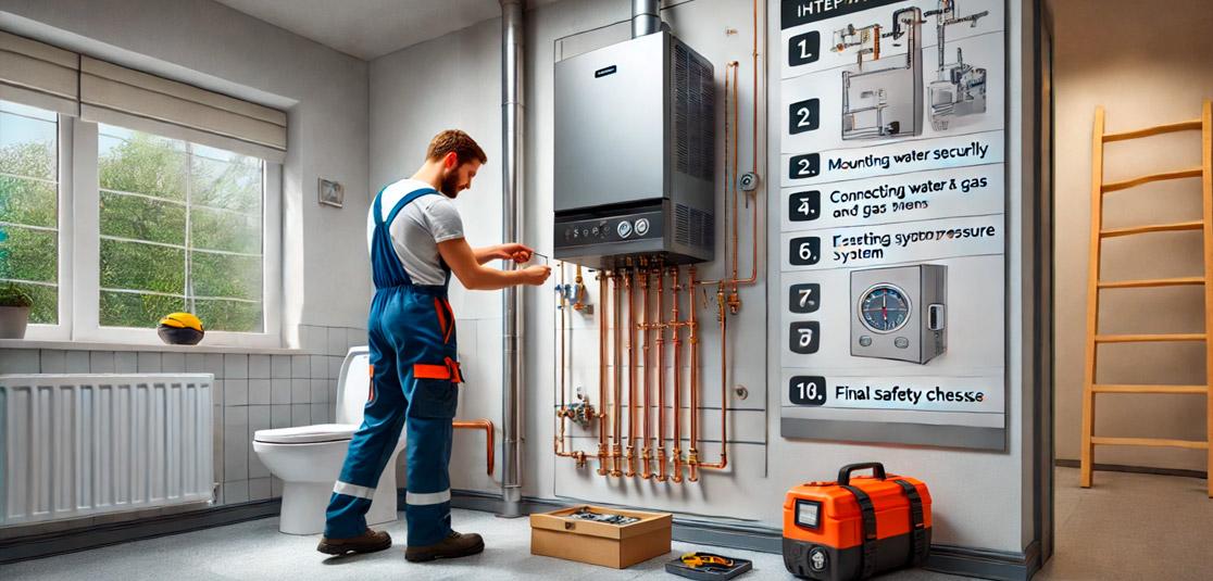 установка котлов