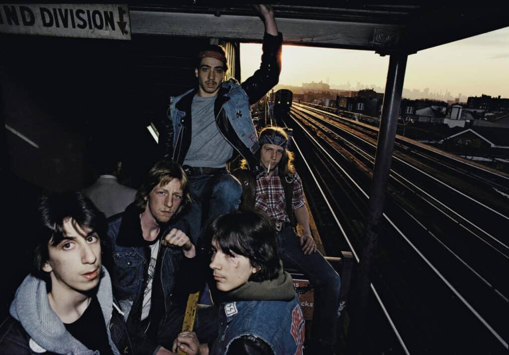 Photographer Bruce Davidson. New York City. 1980. Subway.
