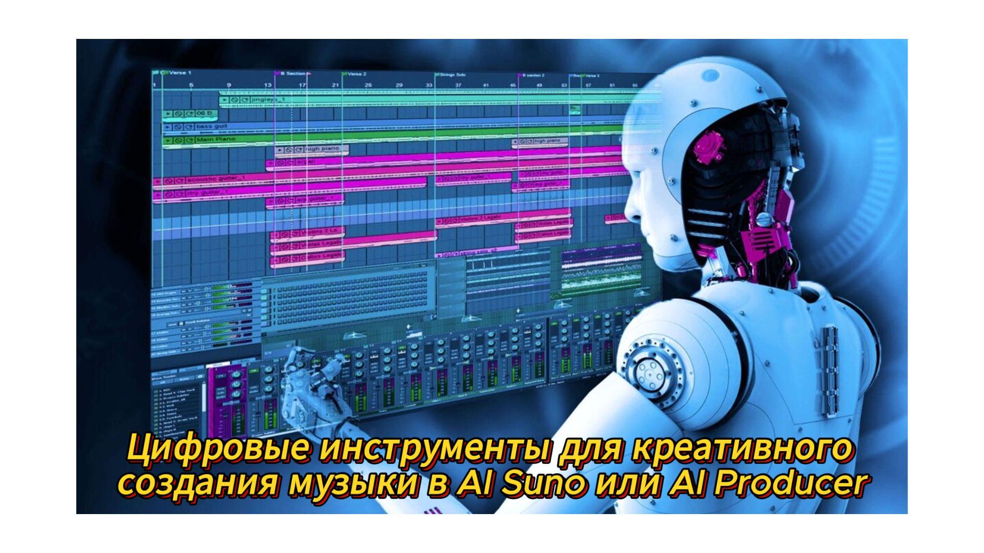 Инструменты для креативного создания музыки с помощью ИИ "SUNO" или "Riffusion" Инструменты для креативного создания музыки с помощью ИИ "SUNO" или "Riffusion"