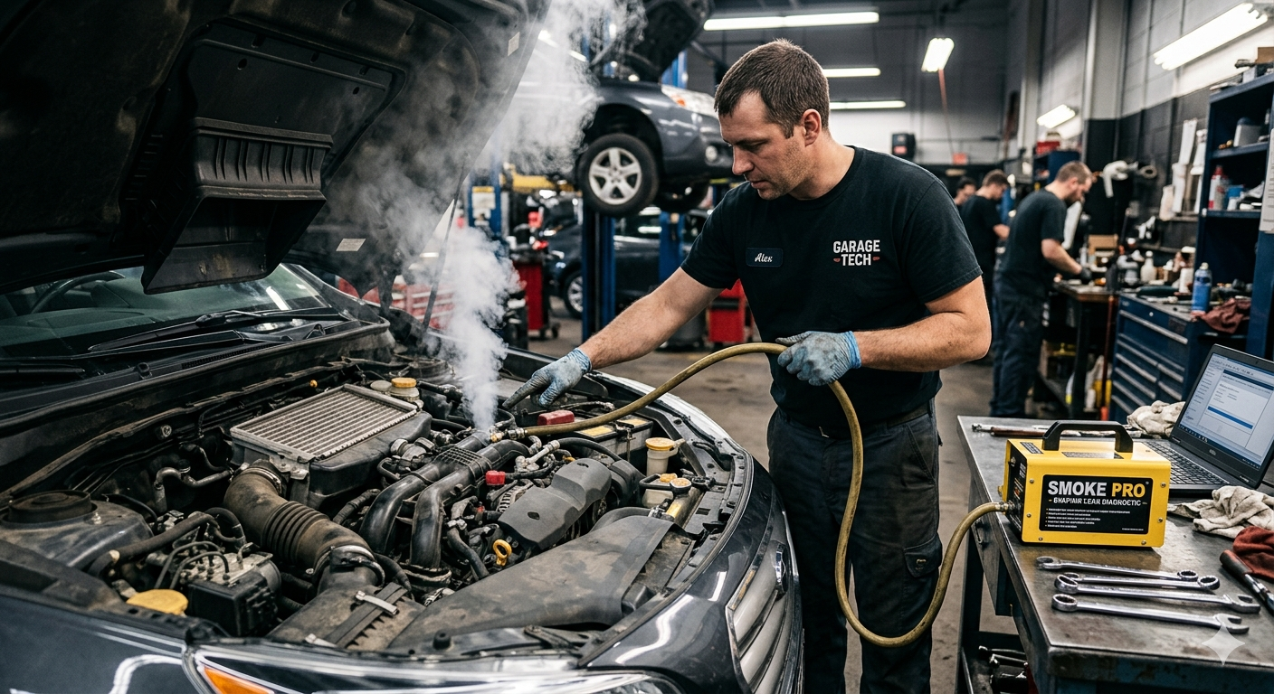 Диагностика дымогенератором