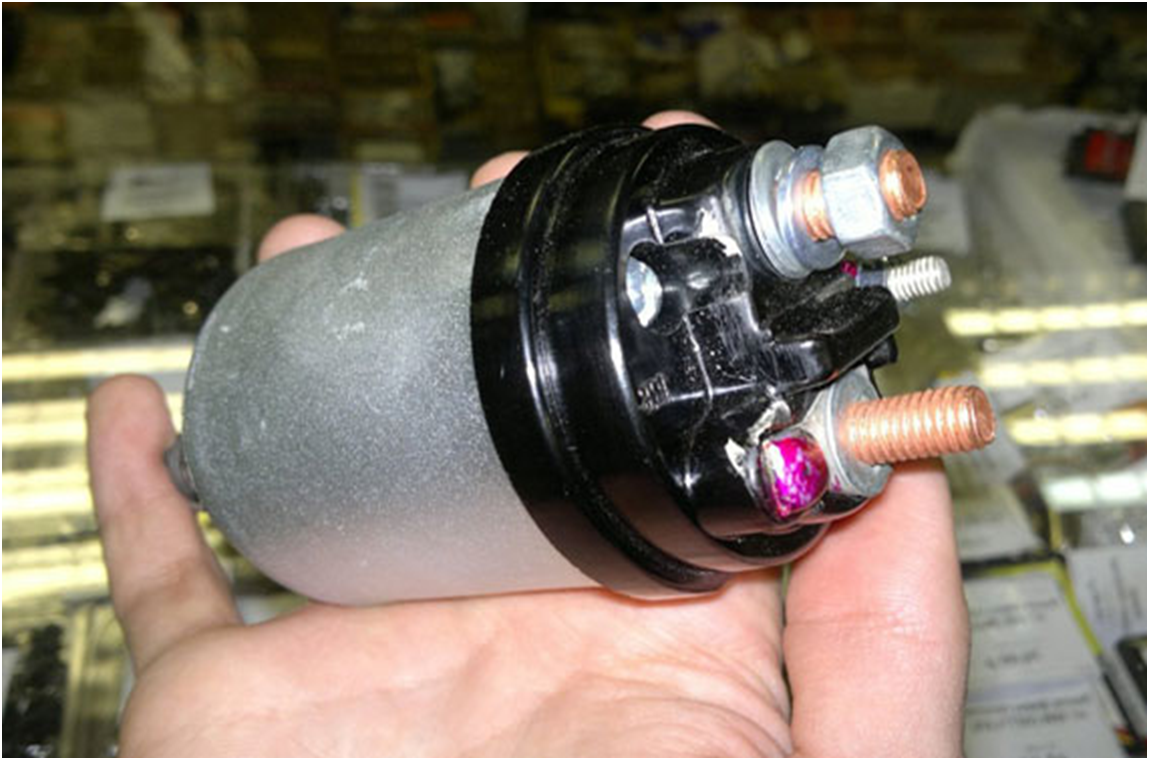 замена втягивающего реле стартера