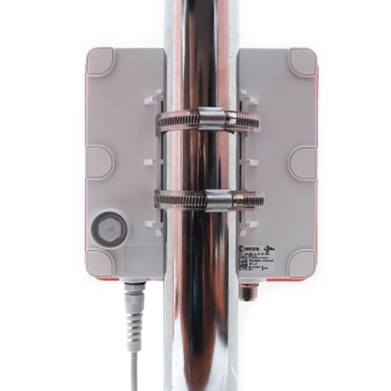 Вега БС-1.2 — вид сзади, разъёмы Ethernet и питание PoE