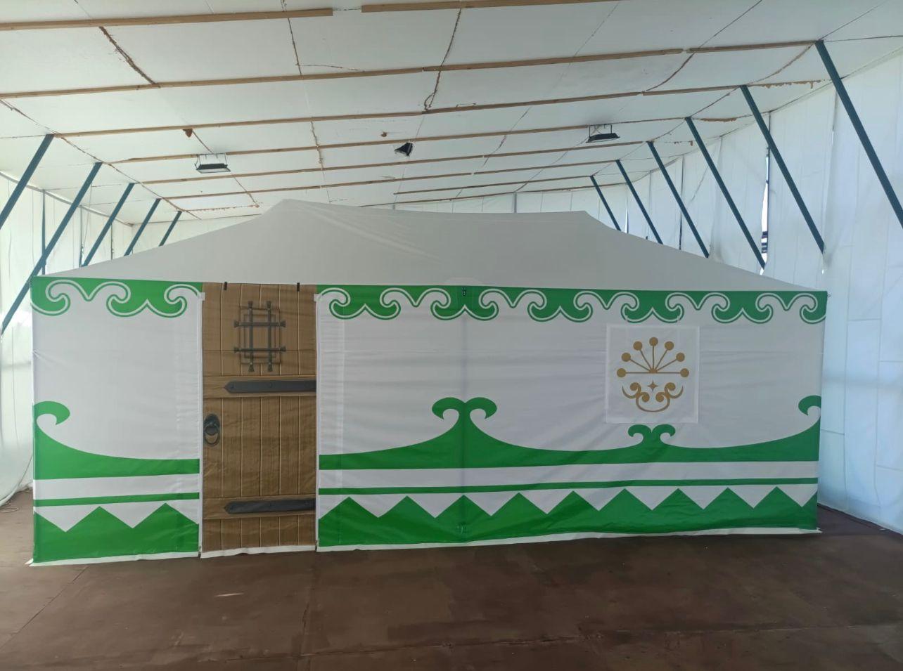 Шатер 3х6 с узорами