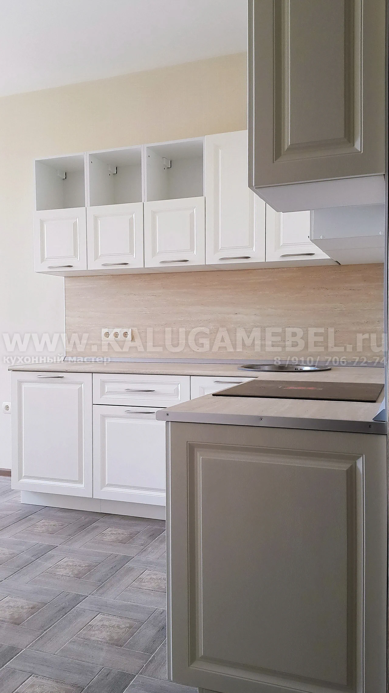 кухня Ламбер Милк с фрезер 2