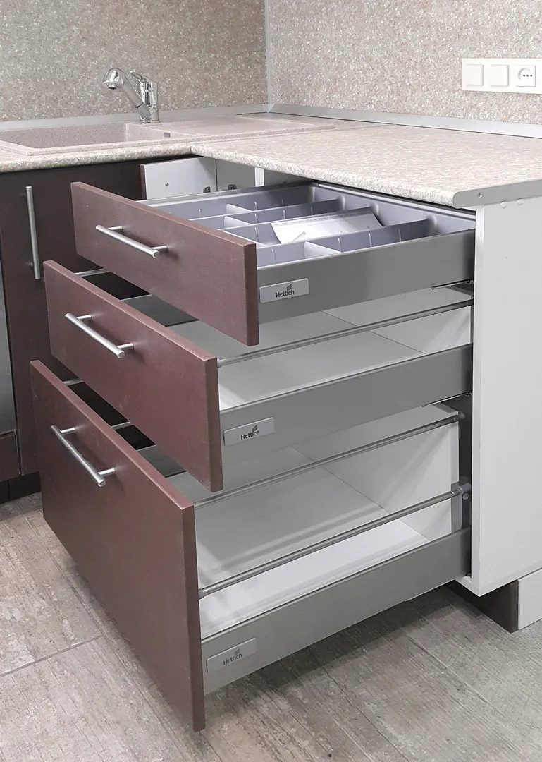 кухня лён тёмный и светлый 6