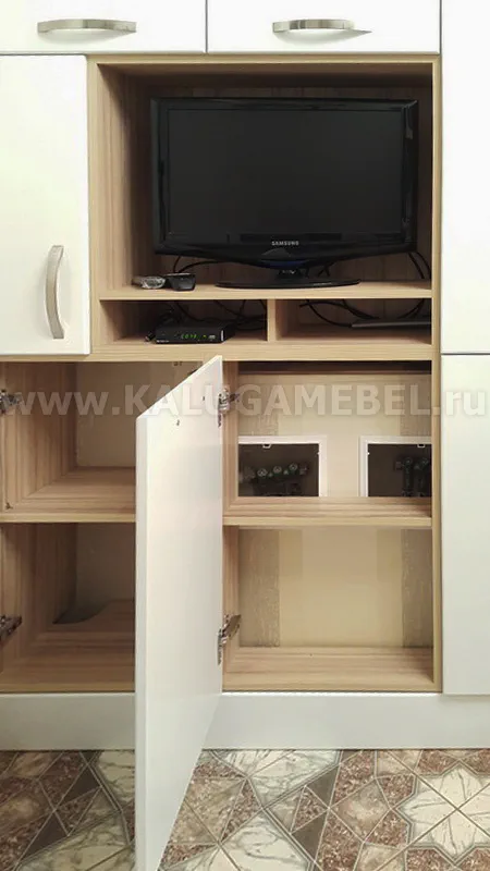 кухня венге и белый глянец 8