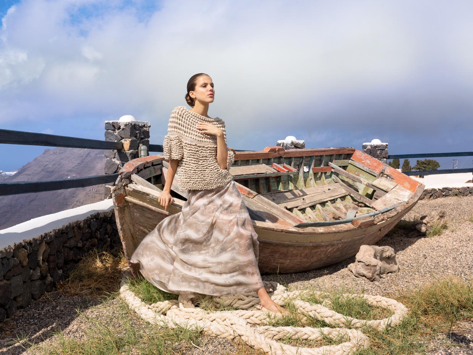 Яна Недзвецкая - бренд Lo - Санторини - Бязров