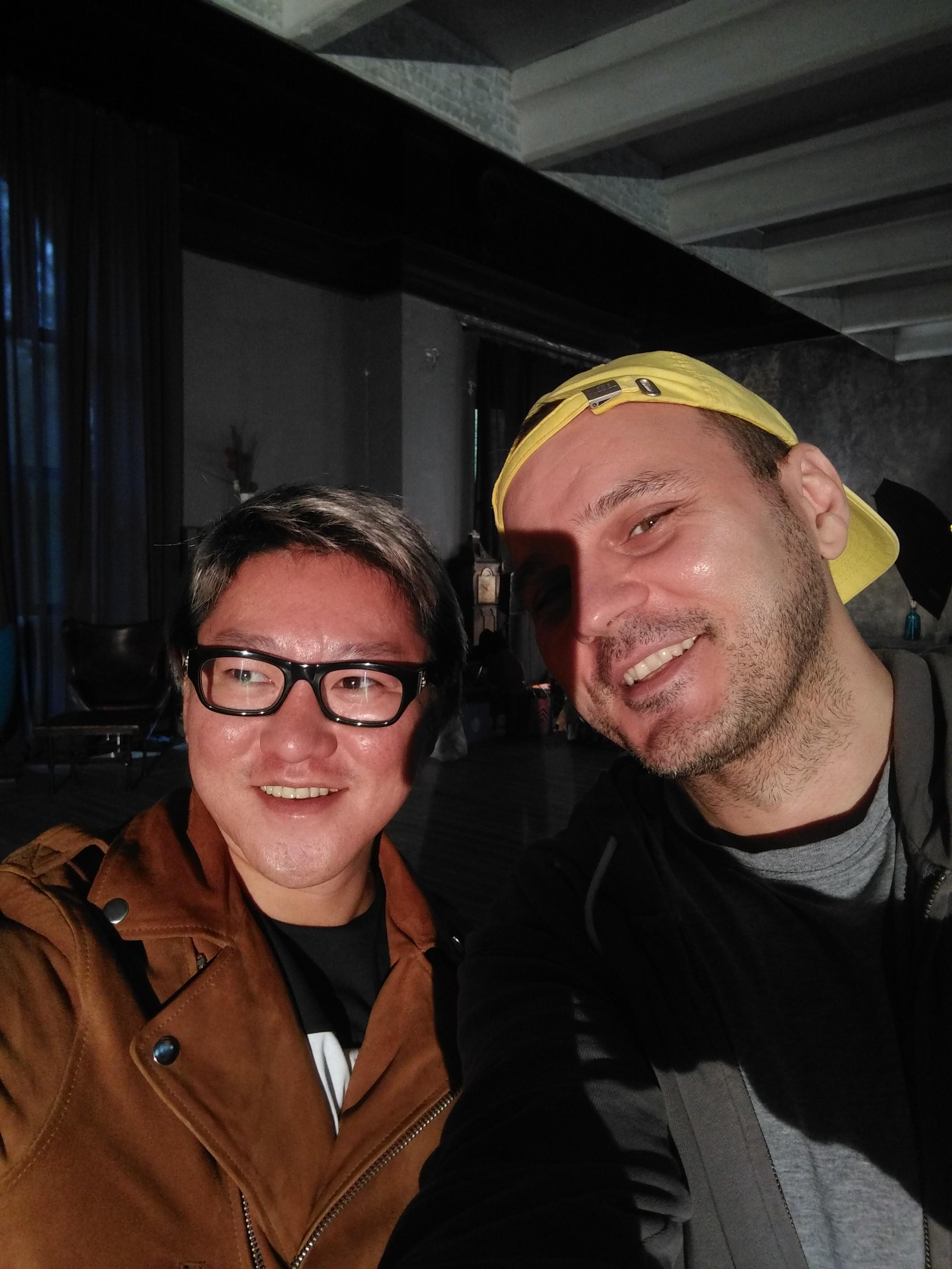 Стилист Аркадий Булгатов и Владимир Бязров