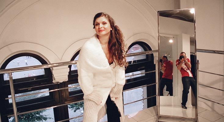 Татьяна Полежайкина и фотограф Бязров -  ГУМ