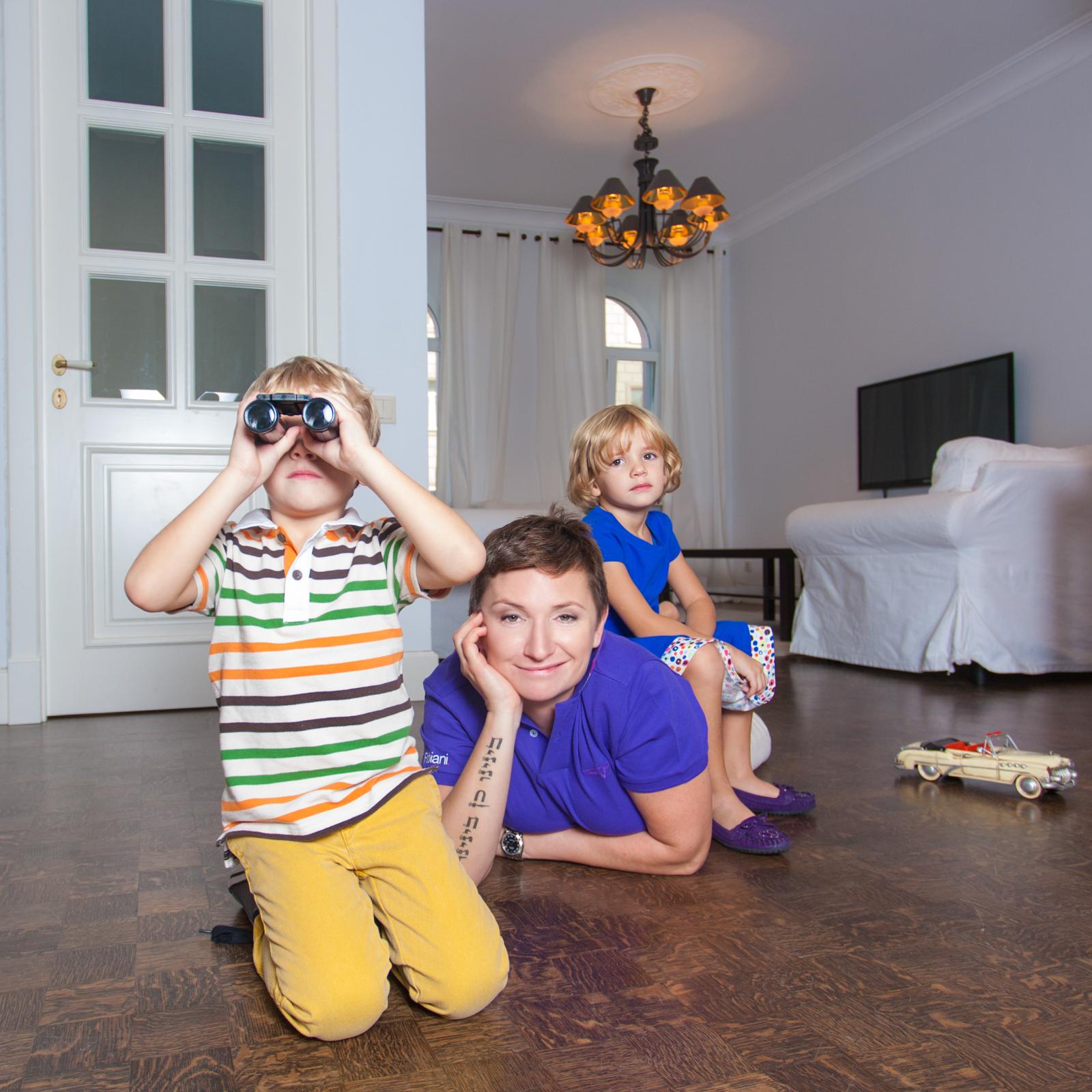 Диана Арбенина с детьми