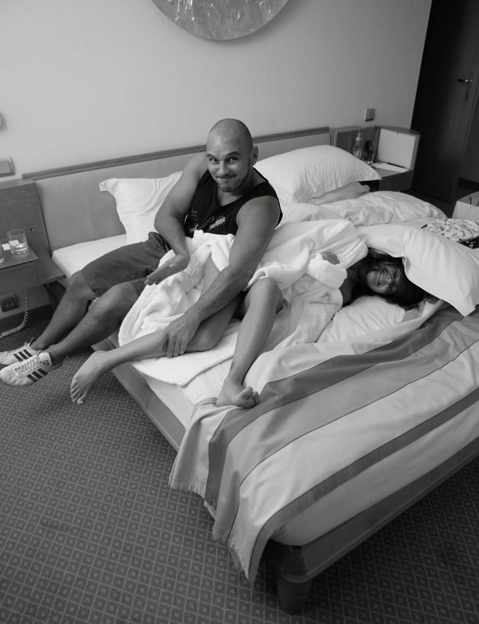 Фотограф Владимир Бязров и продюсер Анна Лебедева