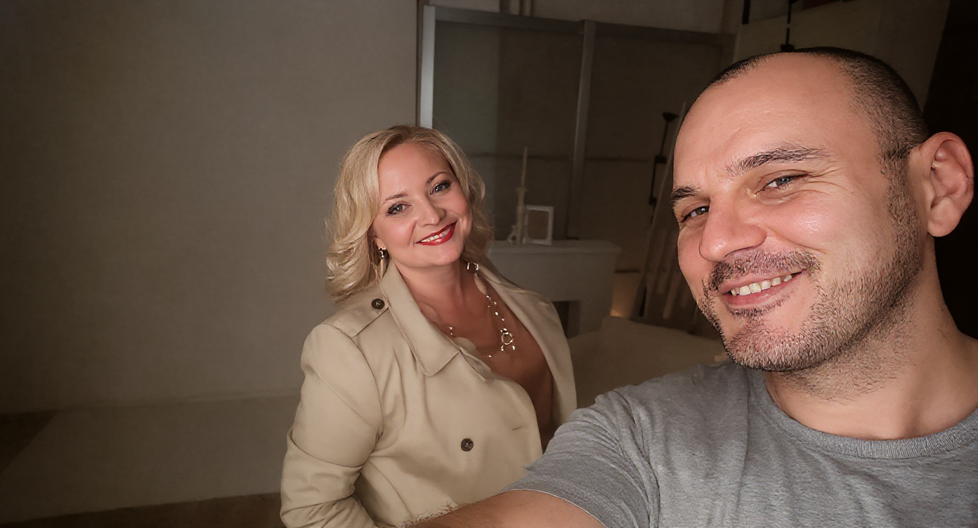 Актриса и фотограф Владимир Бязров