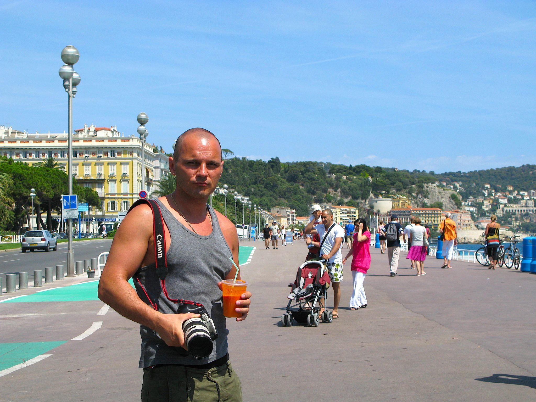 Фотограф Владимир Бязров в Ницце