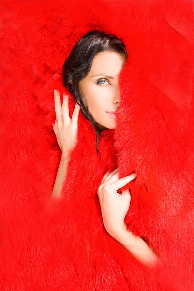 Рекламная съемка для мехового бренда - фотограф Бязров