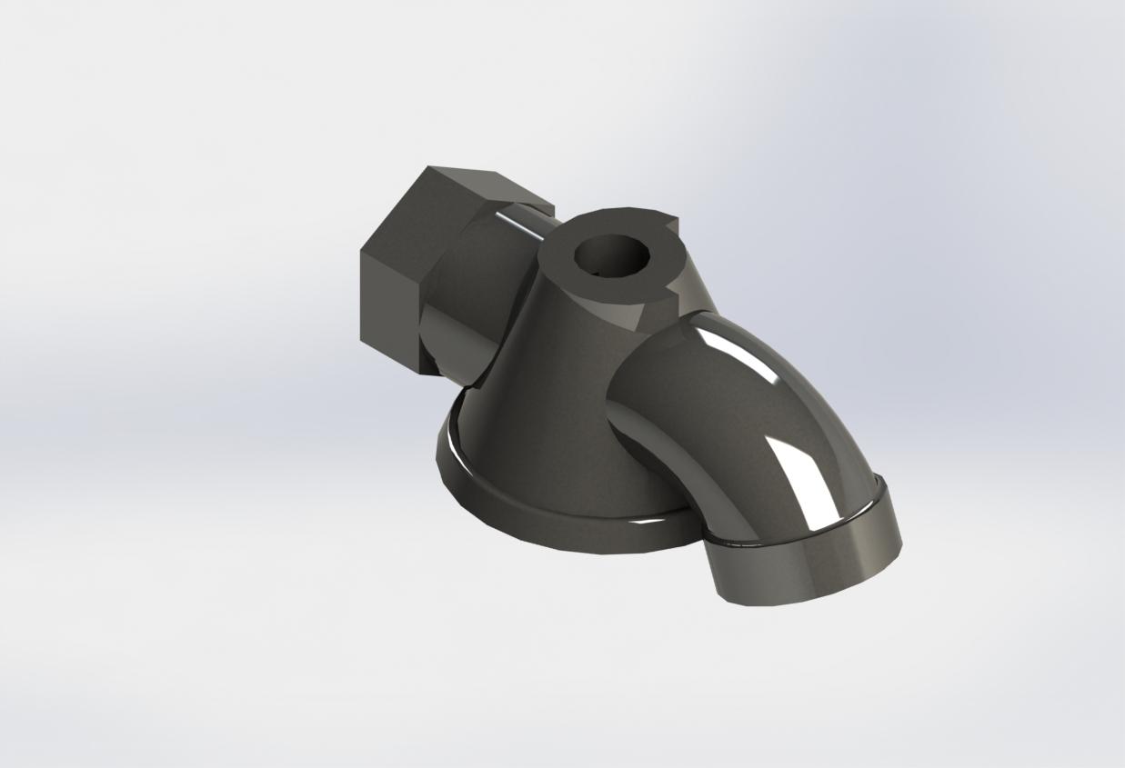 3D металлический кран сантехнический