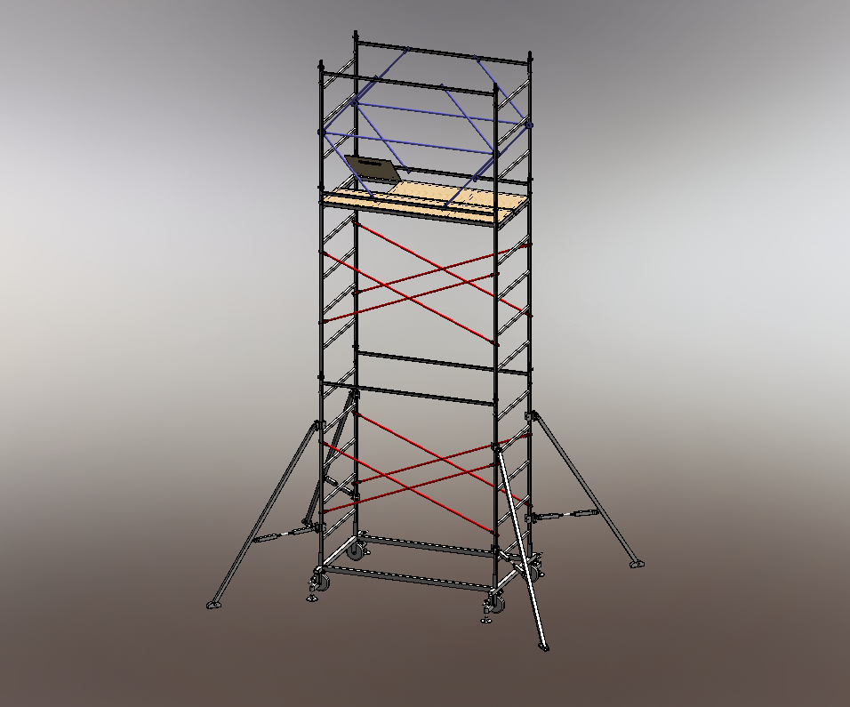 3D сложной металлической детали